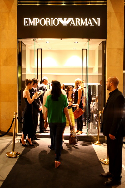 Opening of Emporio Armani Boutique @ Allenby Street 